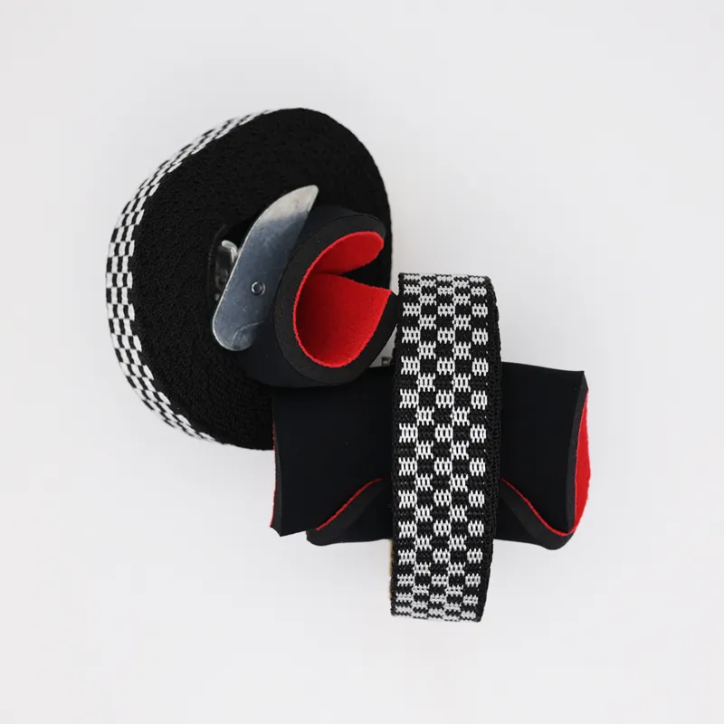 Zuma Jay Tie Down Straps Black and White Check